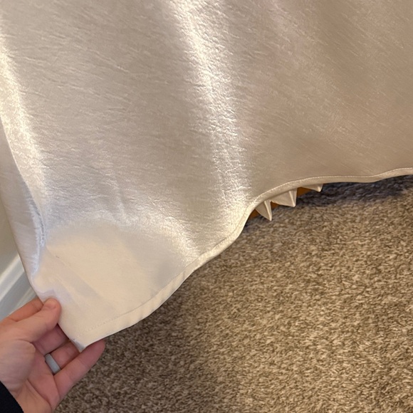 Fashion Nova White Satin Wedding Dress - Picture 8 of 8